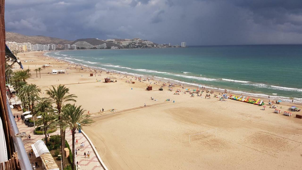 Apartamento de lujo en primera línea de la playa de Cullera con vistas al Castillo Exterior foto